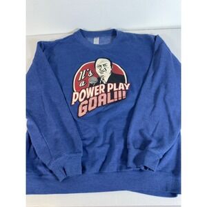 New York Rangers Its a Power Play Goal  Sweatshirt Men's‎ Graphic XL Sam Rosen